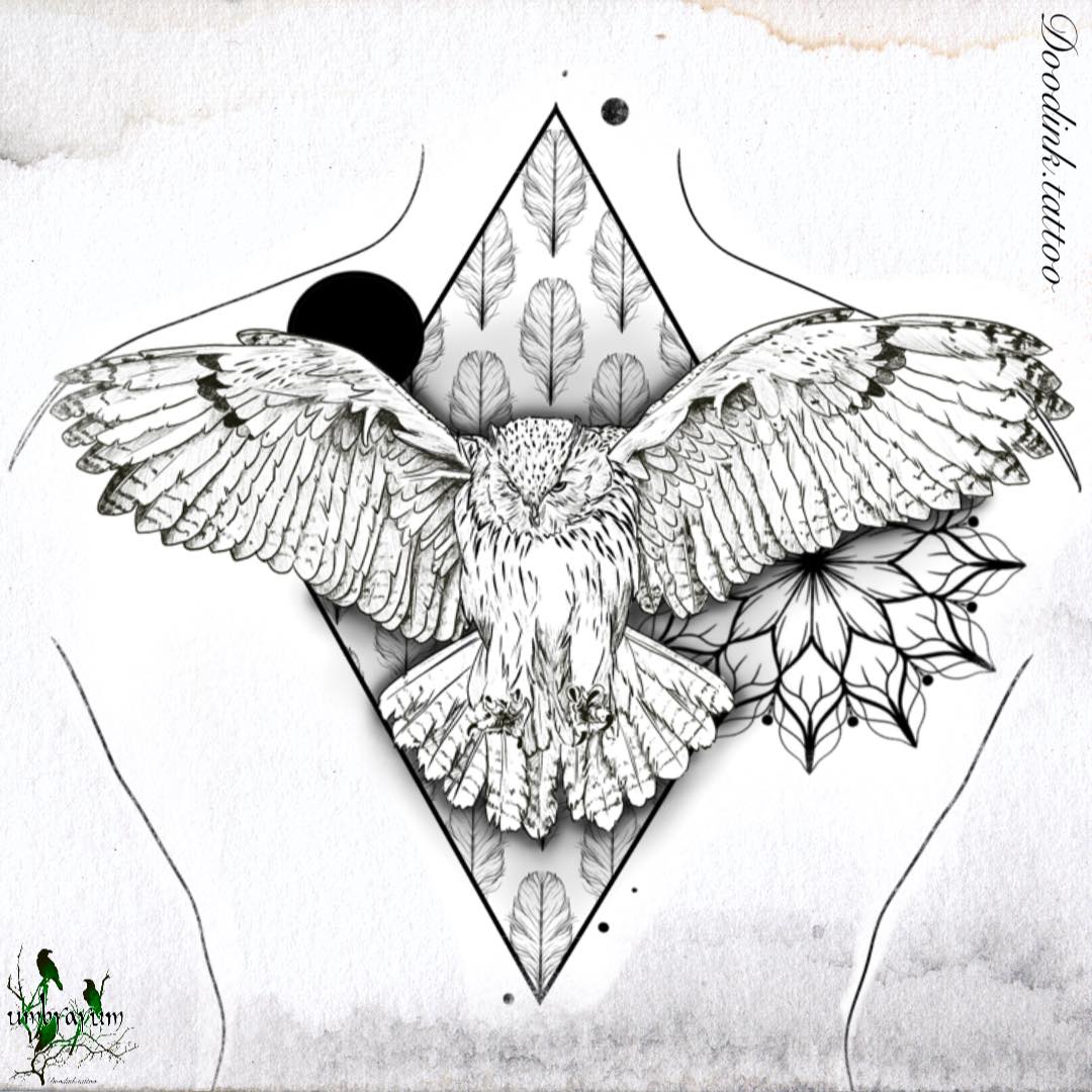 chouette-mandala