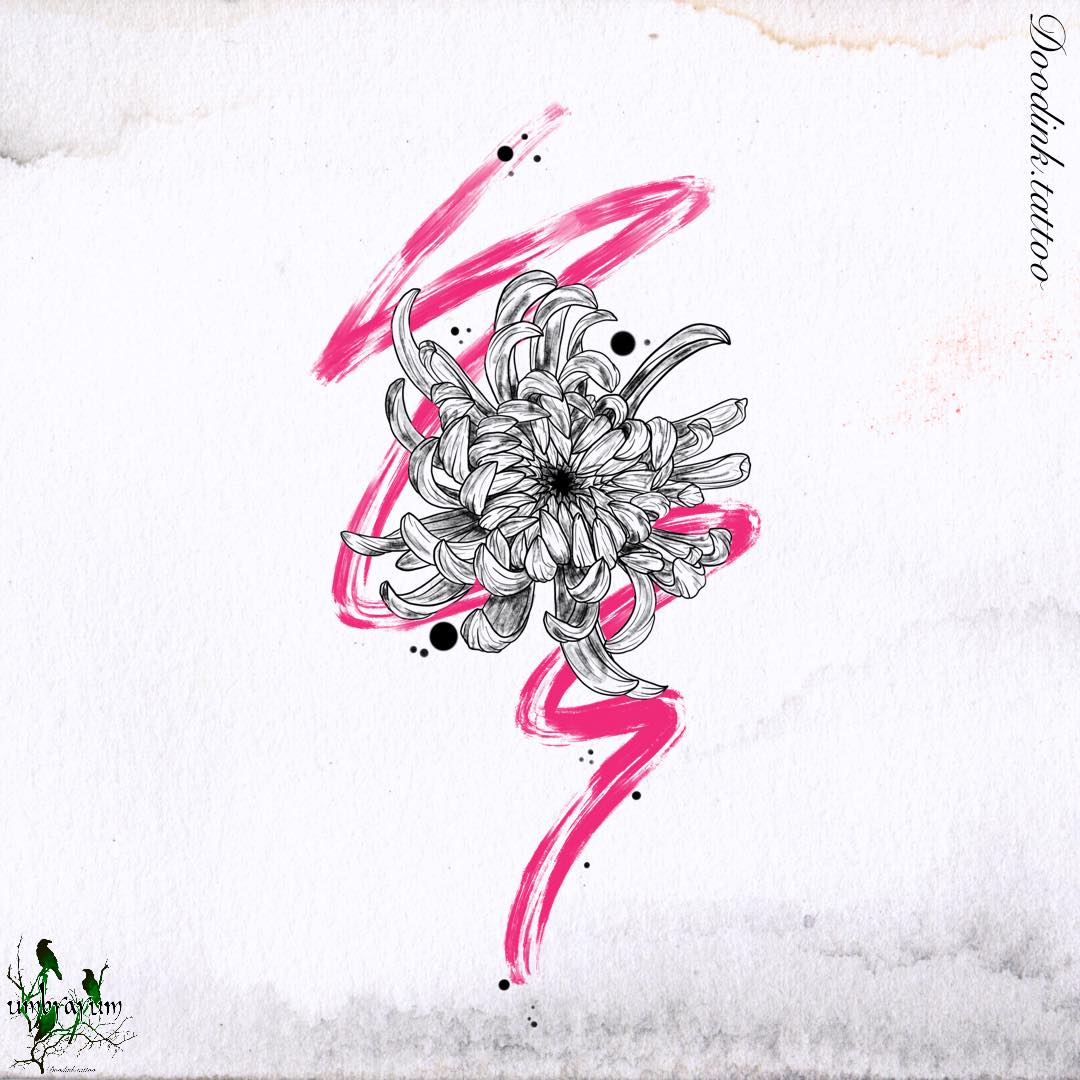 fleur-trait-rose