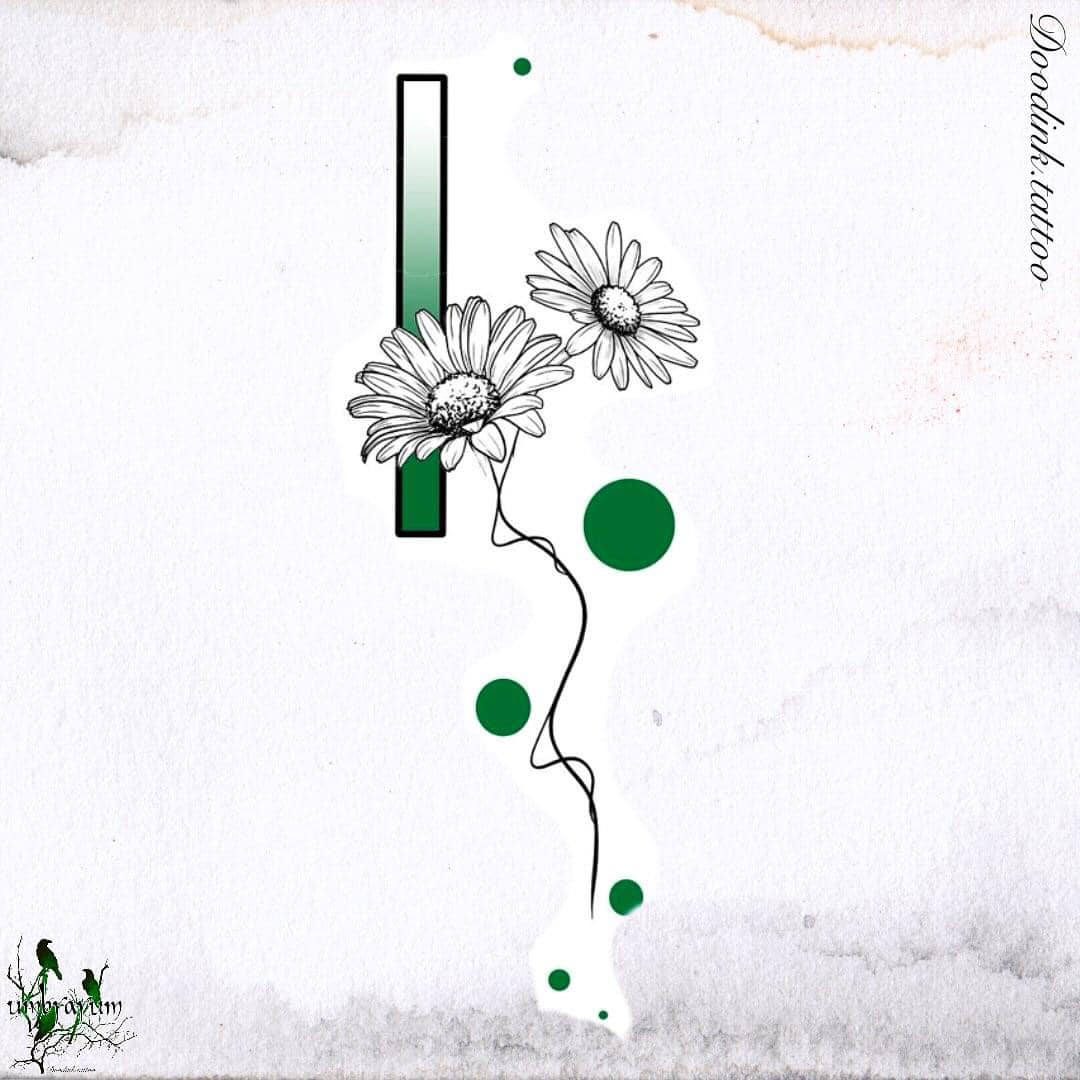 fleur-trait-vert-vertical
