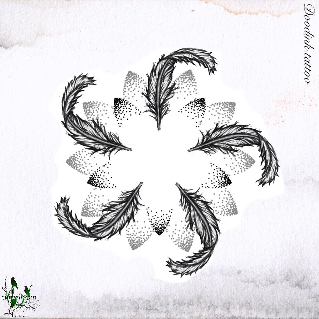 plumes-mandala