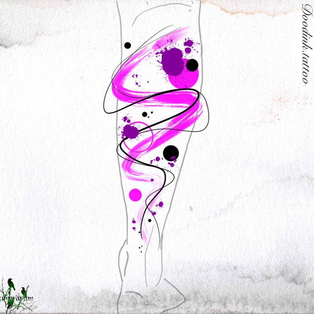 traces-peinture-violet-noir